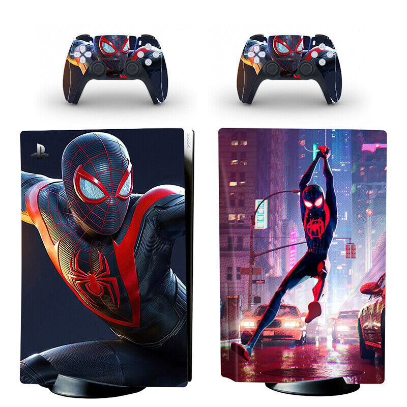 Sony PlayStation 5 Console (PS5 Disc Version) with Miles Morales Spiderman  and Accessories 