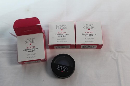 Laura Geller Baked Color Intense Shadow - Blueberry - 0.07oz - Lot of 3 - NEW!