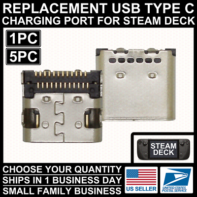 #ad Charging Port For Valve Steam Deck USB Type C Dock Socket Jack Part Replacement $4.99