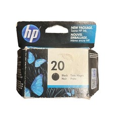 New Genuine HP C6614D 20 Black Ink Cartridge - Sealed HP Carton Exp 2014