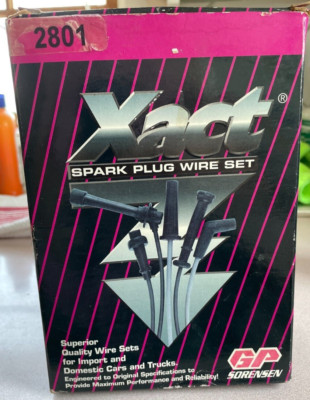 Xact # 2801 Ignition Spark Plug Wire Set - New Old Stock