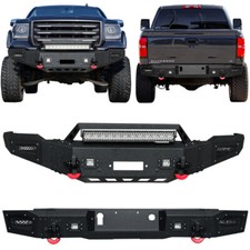 Vijay Steel Front Or Rear Bumper Fits 2014-2015 Gmc Sierra 1500 W/winch Plate