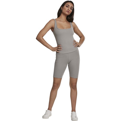 UrbanClassics Cycle Shorts Ladies High Waist Damen Leggins Knielang 80er XS-5XL - Picture 32 of 80