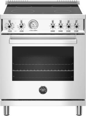 BERTAZZONI PROF304CEMXE 30 Inch Freestanding Professional Electric Range with 4