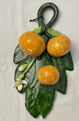 WANDPLATTE BLATT AUS SCHLAMM MIT ORANGE RUTEN MT RITTER