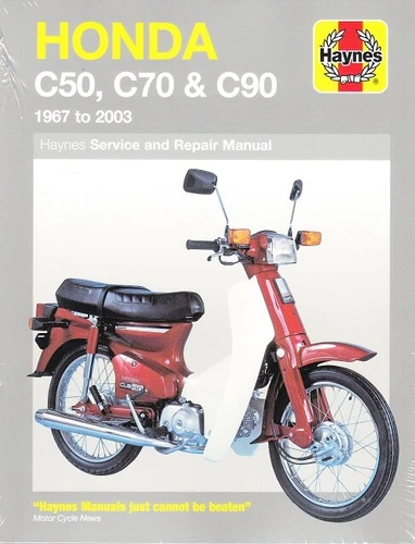 1967-2003 Honda C50 C70 C90 C/E/G/N/P/T/F Haynes Repair Shop Service Manual 3753