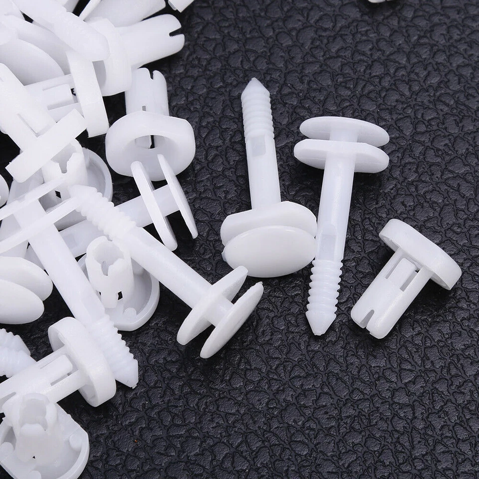 Clips de retención tipo empuje de 50 piezas clips de moldura para panel de puerta aptos para camioneta GM Chevrolet Foto 4 de 4
