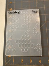 Cuttlebug Diamonds Pattern Embossing Folder Provo Craft