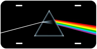 Pink Floyd Black Flat Novelty Car License Plate