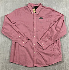 Eddie Bauer Relaxed Fit Men's Wrinkle Resistant Long Sleeve Shirt XXL 2XL Button