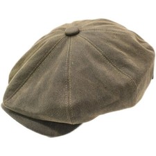Majorwear Waterproof- 100% Wax Newsboy Cap Bakerboy Premium Quality For Comfort