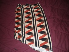 Clearance sale! Cute Asymmetric Pencil Rayon Stretch Gathered Skirt S. Small New