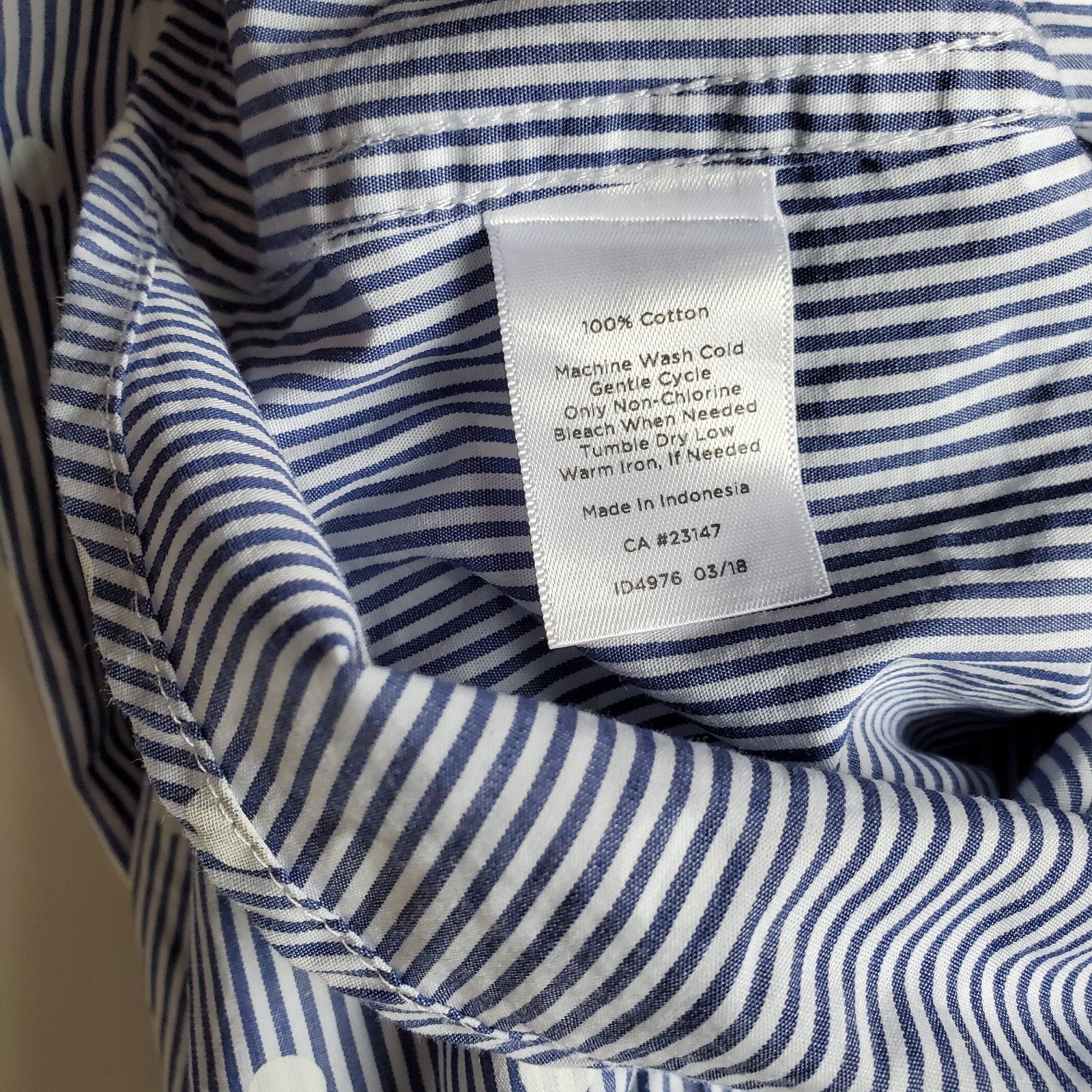 Talbots Size Extra Large Button Front Collar Shir… - image 7