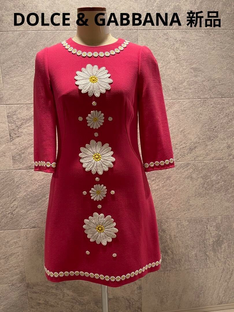 【送料&関税込】Dolce & Gabbana Embroidered Stretch Wool DOLCE & GABBANA wool flower embroidery dress size 38 | eBay