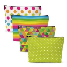 4Pcs Cosmetic Bags for Women Makeup Bag, Appreciation Anniversary Birthday Fr...