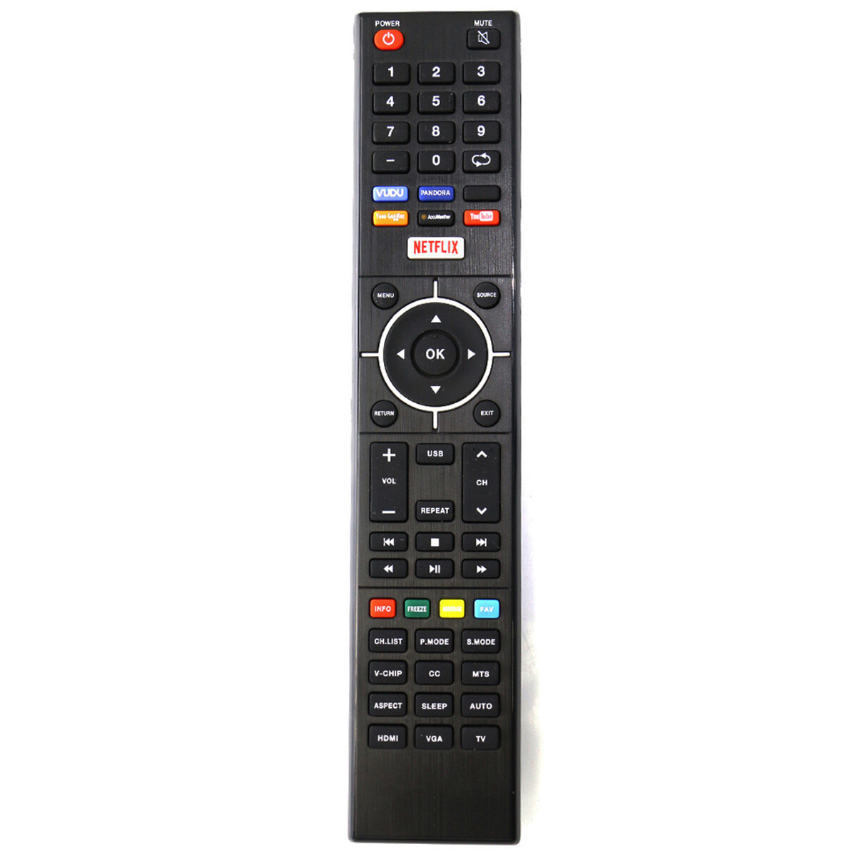 Remote for Element TV E4ST4316H ELSJ4016 E4S4316H E4SJ5516H ELSFS502 ELST4316S