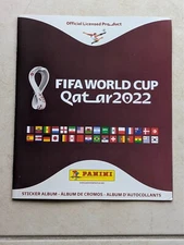 PANINI FIFA WORLD CUP QATAR 2022 STICKER ALBUM BOOK with STICKER INSERTS SOCCER 