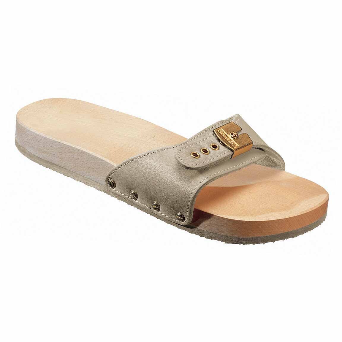 Scholl Pescura Flat Original Bycast Sabbia 37 - Zoccoli Exercise Unisex