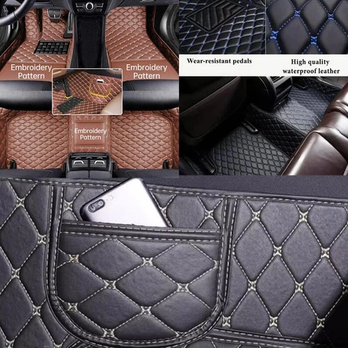 For Hummer H2 H3 H3T All Models Car Floor Mats Custom Waterproof Carpets Liner - Picture 4 of 37