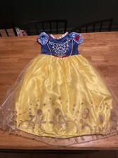 Disney Princess Snow White costume dress size Missing Label Likely 4-6 kids