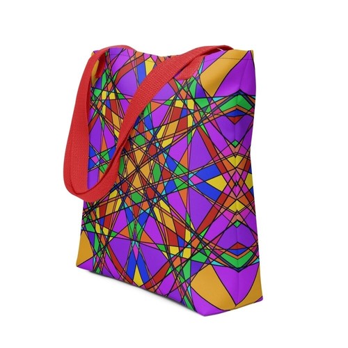 Paul Corps Stain Glass Effect Tote Bag Large | Made to Order | Gym Laptop Bag - Picture 2 of 18