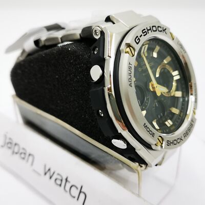 CASIO G-SHOCK G-STEEL GST-W110D-1A9JF Black Solar Radio Men's