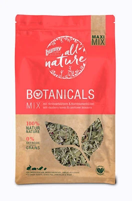 BUNNY NATURE Bunny Botanicals Maxi Mix mit Himbeerblättern & Kornblumenblüten 400g Futter
