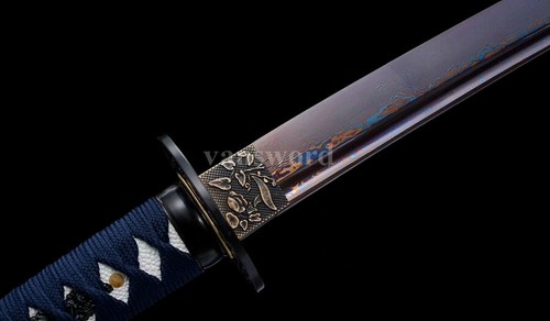 Japanese Katana High Quality Folded Steel Samurai Sword Full Tang Sharp Blade. - Picture 4 of 10