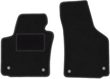 Schwarze Fußmatten vorne für: Seat Leon II Fließheck (2005-2012)