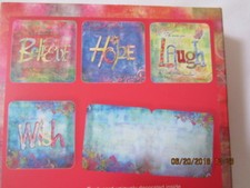 New in the Package - Lot of 16 Cards Blank Inside - Believe, Hope, Laugh Wish