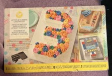 Letters  Numbers Cake Pan Set Wilton 2105-0801 Nonstick Open Box damaged box