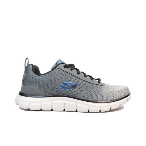 Skechers Men's Track - Ripkent Trainers Charcoal / Grey-Size 7 Men