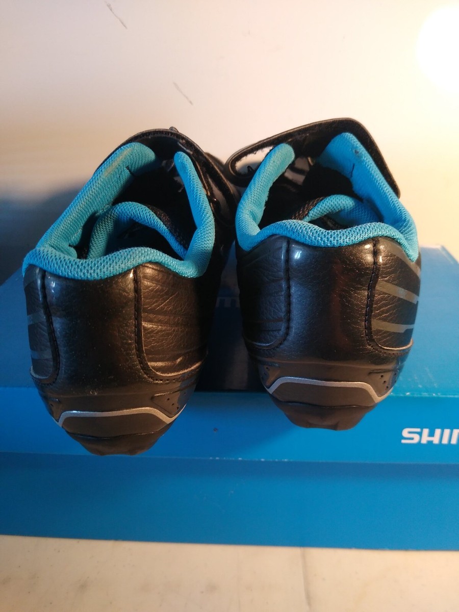 Shimano SH-RP2 Chaussures de cyclisme pour femme, Noir/blanc, 11 à 11,5