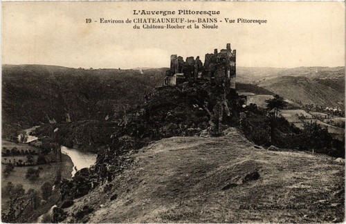 CPA Chateauneuf les Bains Vue Pittoresque du Chateau FRANCE (1288413