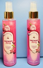  NEW SWEETHEART CHERRY  2PK DIAMOND SHIMMER MIST  Bath  Body Works