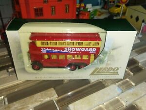 Lledo Promotional Models Showgard Mounts Double Decker Bus Red Made in England