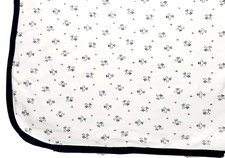 Precious Firsts Carters Boys Baby Blanket Airplanes White Blue Cotton Receiving