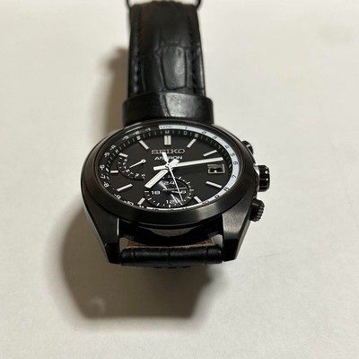 Seiko Astron SBXY019 8B63-0BA0 Black Titan Solar Men Watch from JP 
