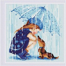 Diamond Raindrop Mosaic - AM0023 Umbrella Bliss.