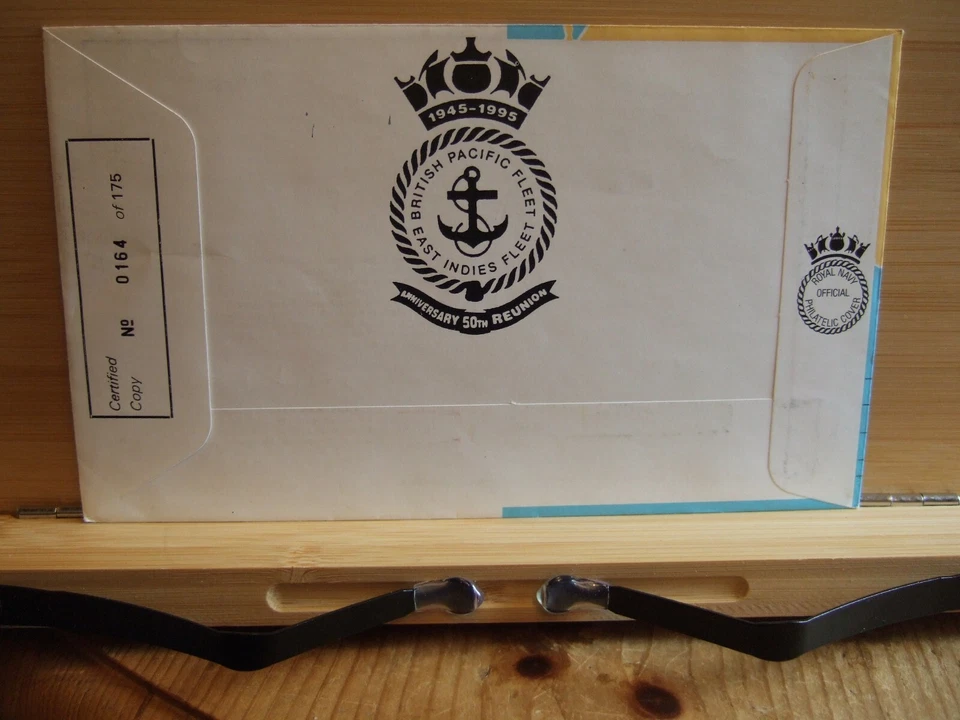 1995 50th Anni Victory Far East Signed Sir Leach & Ogden RNSC(6)16 RNSC(6)16 FDC - Image 4 of 4