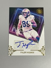 Tyler Higbee 2022 Panini Elements /125 Neon Signs Auto NS-TH Los Angeles Rams