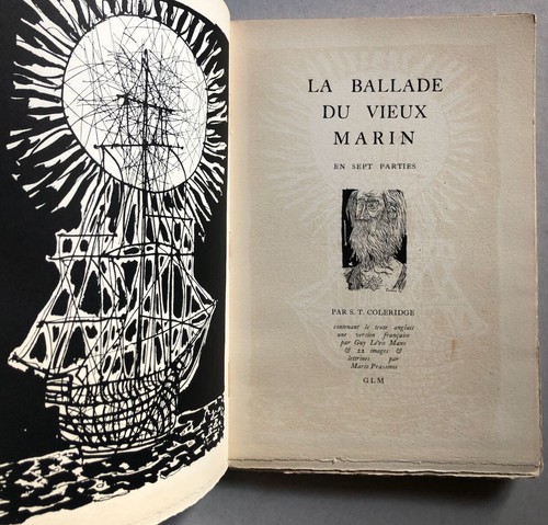 S.T. Coleridge — La Ballade du vieux marin —  ill. Mario Prassinos — GLM — 1946. - Foto 1 di 8