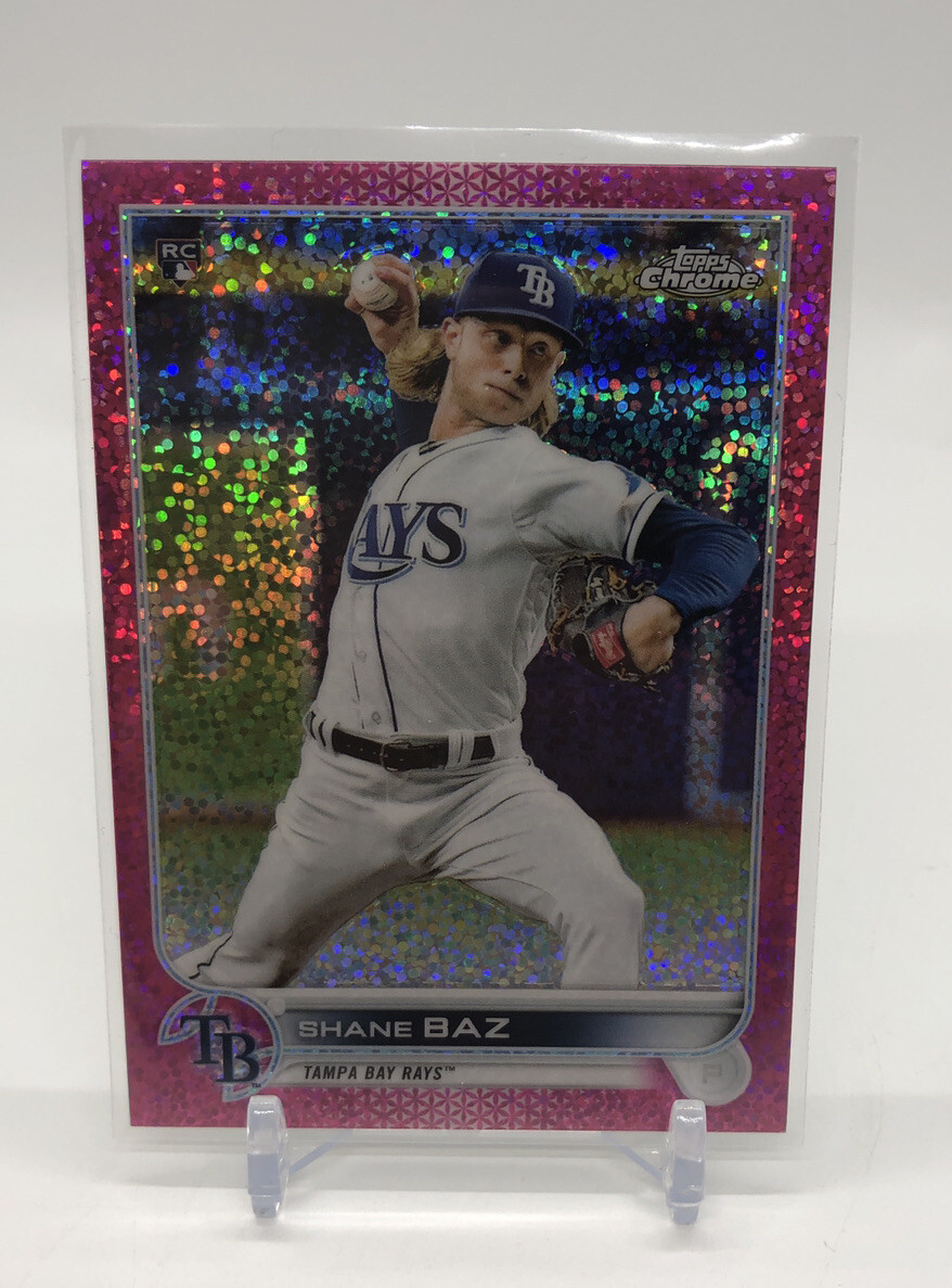 2022 Topps Chrome Shane Baz RC #201 Magenta Speckle Refractor /350