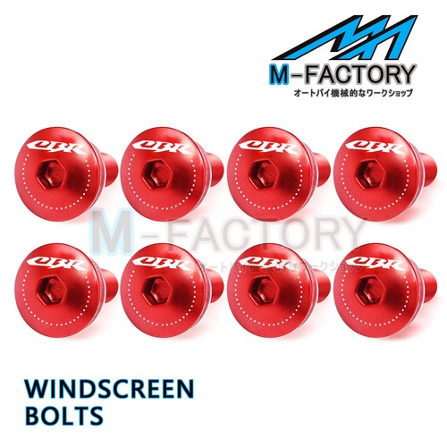 Windscreen Fairing Bolts Screws CBR Set Fit Honda CBR900RR 92-98 CBR250RR 93-98 - Picture 3 of 12