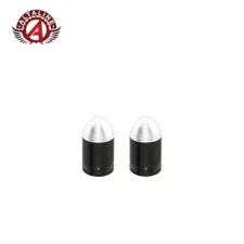 ALTALINE BULLET VALVE CAPS IN BLACK USED FOR PRESTA VALVE
