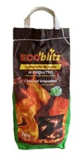 Carbonella carbone per barbecue barbecues  ECOBLITZ - Sacco da 3 Kg