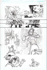 XMEN 10p6  Andrei Bressan      Original comic art X-Men