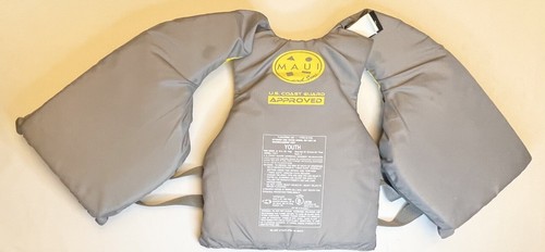 MAUI & SONS Youth Life Vest U.S. Coast Guard Approved Type III PFD (50 - 90 Lbs) - Picture 6 of 11