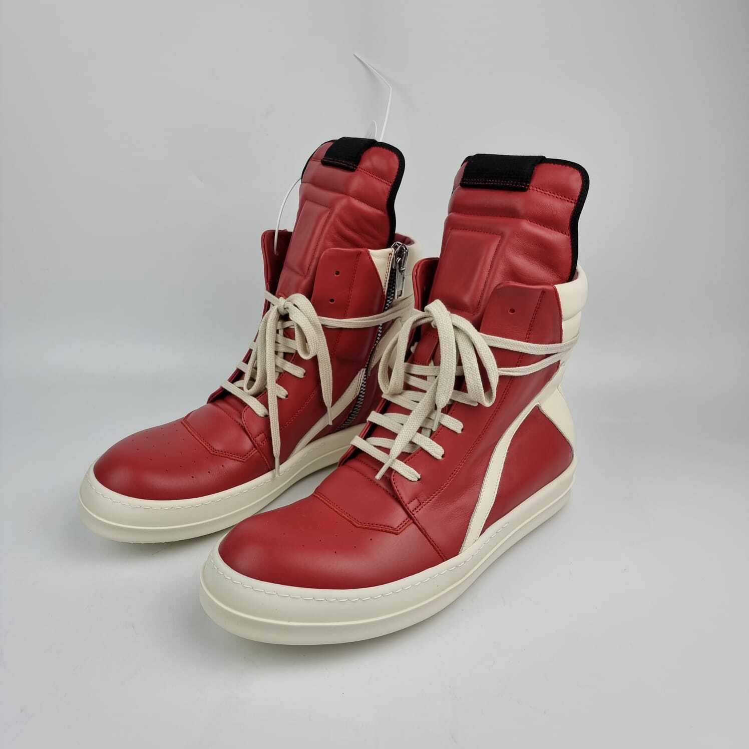 Rick Owens Geobasket Carnelian/Milk 