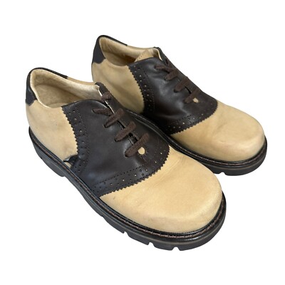 Boy's Leather Shoes Kids US 12 EU 30 Tan Brown Elefanten